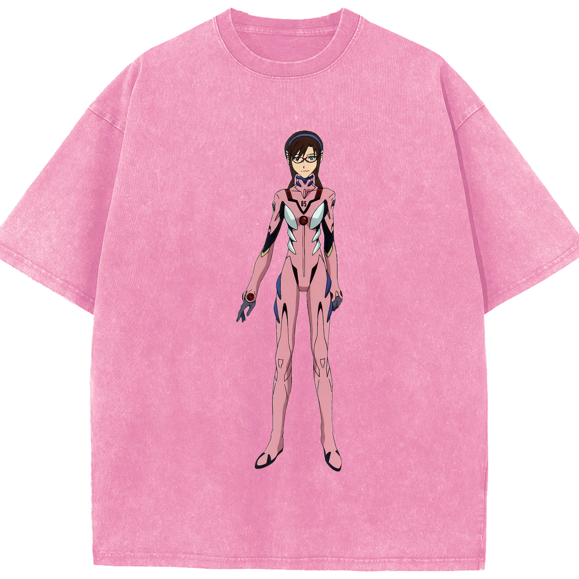 （画像用） EVA 新世紀エヴァンゲリオン 綿100% ヴィンテージ風 半袖Tシャツ（フロントプリント）